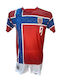 Kids Football Kit Haaland Norway National Team Red White 190726-07