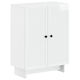 vidaXL Badezimmerschrank 59.5x31x80cm Weiß