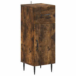 vidaXL Bathroom Cabinet 30x31x80cm Black