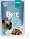 Brit Premium Wet Cat Food for Adult Cats with Beef and Meat 85gr