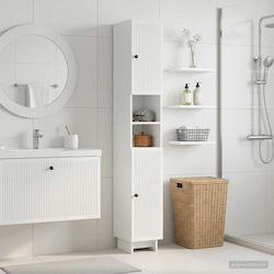 vidaXL Bathroom Floor Column Cabinet W30xD31xH1...