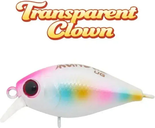 HanFishing Kunduz 38 Ug Τεχνητό Δόλωμα Ψαράκι (Minnow) No14 3.8εκ./4gr Transparent Clown
