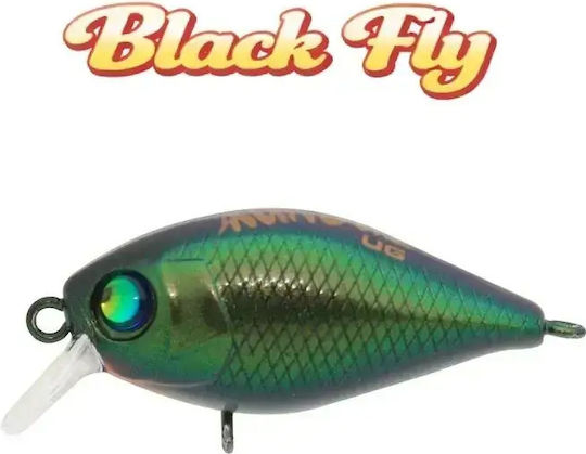 HanFishing Kunduz 38 Ug Изкуствена Примамка Малка Рибка (Minnow) No14 3.8см/4гр Черна Муха