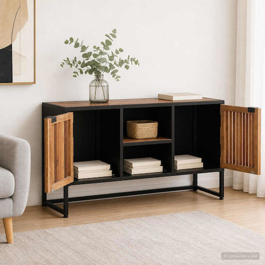 Sideboard Holz Beige 105x30x55cm