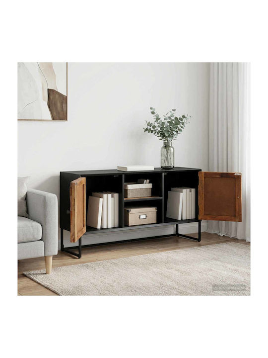 Wooden Sideboard Beige 105x30x55cm