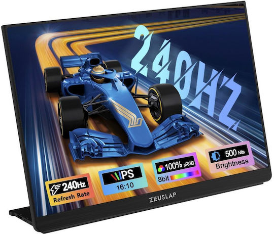 Zeuslap P16F IPS Portable Monitor 16" QHD 2560x1600 240Hz with Response Time 3ms GTG