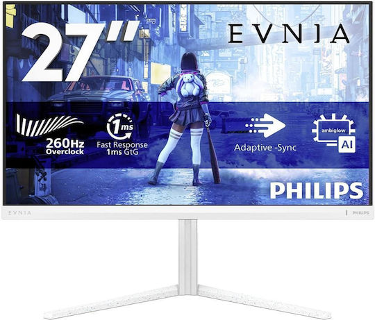 Philips 27M2N5201P/00 IPS HDR Gaming Monitor 27" FHD 1920x1080 260Hz with Response Time 1ms GTG White