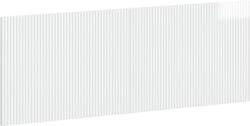 vidaXL Табла за легло Дървено Бяло 140x50cm