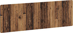 vidaXL Табла за легло Дървено Кафяво 160x50cm