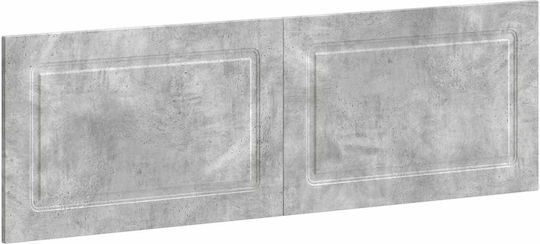vidaXL Κεφαλάρι Κρεβατιού Ξύλινο Γκρι 160x50cm