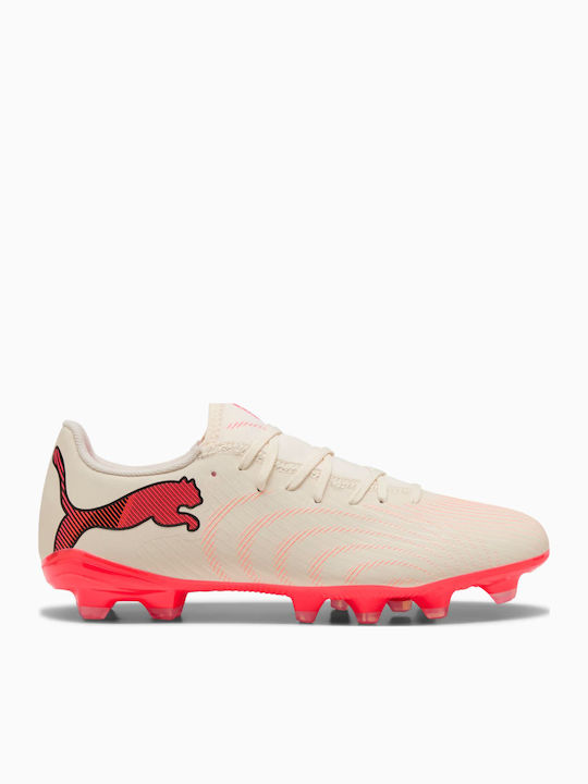 PUMA Future FG/AG Ποδοσφαιρικά Παπούτσια με Τάπες Εκρού PUMA Future FG/AG Ποδοσφαιρικά Παπούτσια με Τάπες Εκρού