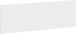 vidaXL Табла за легло Дървена Бяла 160x50cm