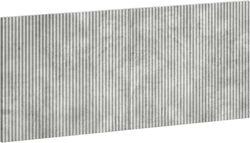 vidaXL Дървено сиво табло за легло 120x50cm