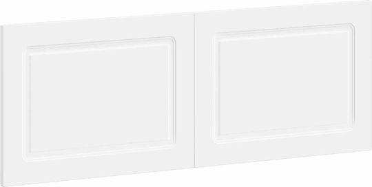 vidaXL Hölzernes Kopfstütze für Betten Weiß 140x50cm