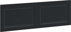 vidaXL Κεφαλάρι Κρεβατιού Ξύλινο Μαύρο 160x50cm