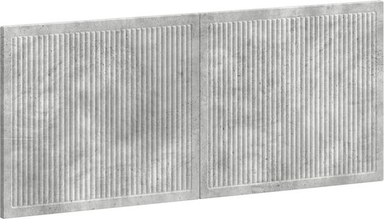 vidaXL Wooden Grey Bed Headboard 120x50cm
