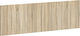 vidaXL Wooden Beige Bed Headboard 160x50cm