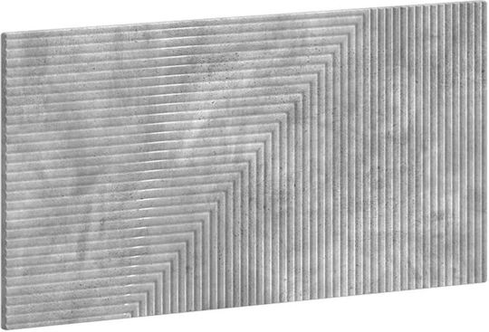 vidaXL Табла за легло Дървена Сива 100x50cm