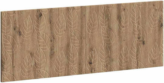 vidaXL Табла за легло Artisan Дъб Дървено Кафяво 140x50cm