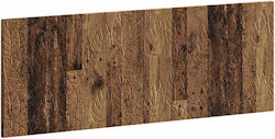 vidaXL Табла за легло Дървено Кафяво 140x50cm
