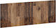 vidaXL Wooden Brown Bed Headboard 140x50cm