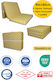 SteweHome Single Mattress Roll Pack 80x180x6cm