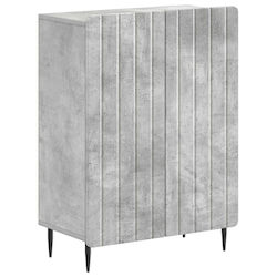 vidaXL Ντουλάπι Μπάνιου 59.5x31x79.5cm Γκρι