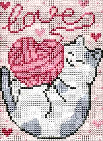 Norimpex Diamond Mosaic Declaration Love 15x20cm