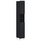 vidaXL Подова банска колона M30xD31xH189.5cm Черна