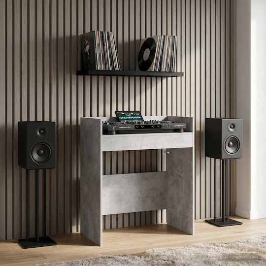 Vidaxl Πίνακας Dj Γκρι Σκυροδέματος 102 X 45 X 102 Εκ