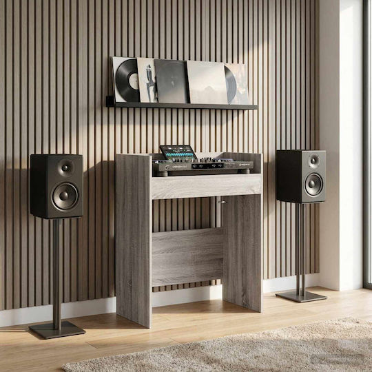 Vidaxl Πίνακας Dj Γκρι Sonoma 62 X 45 X 102 Εκ Επεξεργασμένο Ξύλο