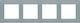 Simon 55 Wechselrahmen 4x Nature Glas Frost Grau Trn4/176