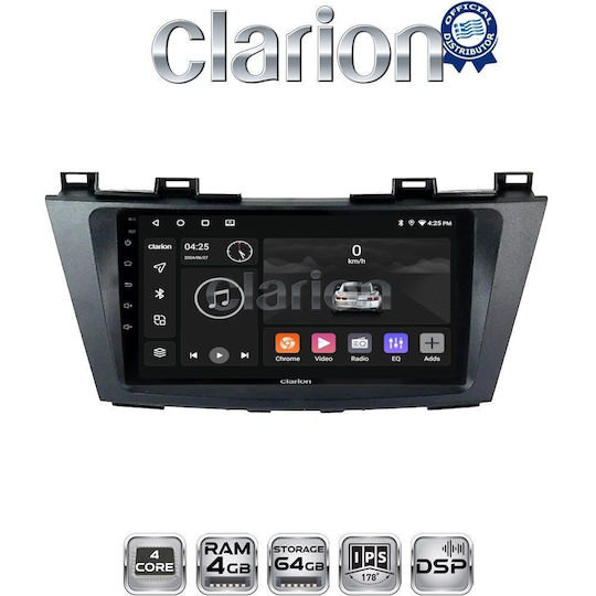 Clarion Ηχοσύστημα Αυτοκινήτου για Mazda 5 2011 (Bluetooth/USB/WiFi/GPS/Apple-Carplay/Android-Auto)