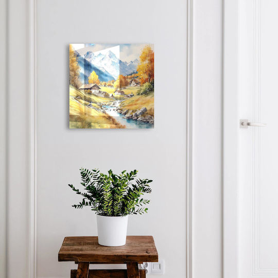 Tulup Agățătoare Chei De Perete Metalică 50 Compartimente 30x30x5cm