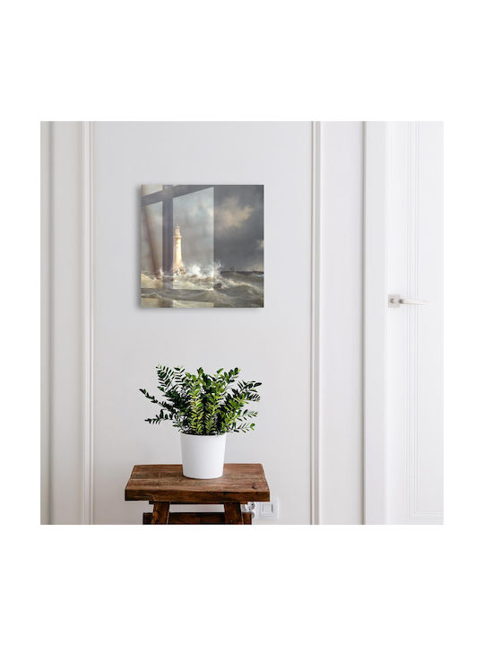 Tulup Метална Стенна Ключалка 50 Места 30x30x5см