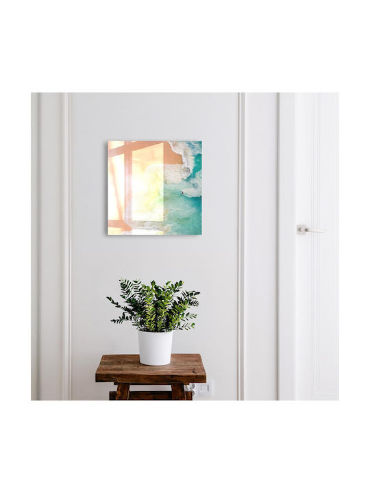 Tulup Agățătoare Chei De Perete Metalică 50 Compartimente 30x30x5cm