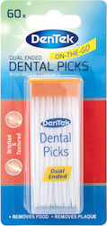 Dentek Double-Ended Toothpicks Quick Cleaning of Interdental Spaces Removal of Food Residue 1 Piece