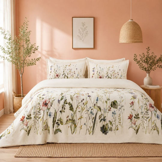 Şaheser Set Huse Pentru Pilote Dublu 200x220cm Verde