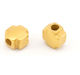 Metal Cross 6mm Electrobrass Plated Quantity 30 Pieces