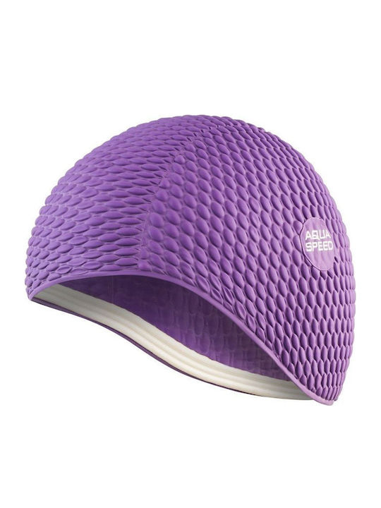 Aqua Speed Bombastic Junior Latex Swim Cap – Pu...