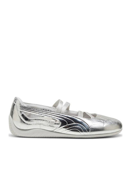 Speedcat Damen Ballerinas in Silber Farbe