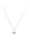 Savvas Design Колиета от Злато 14 Карата с Зиркон AKOL01247