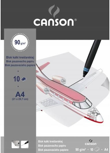 Tracing Paper A4 90g 10 Sheets Ideal Drafting