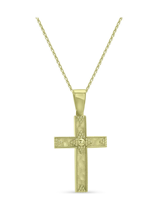 Ortaxidis Gold Cross 14K with Chain