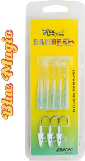HanFishing Sandeel 80 Τεχνητό Δόλωμα 8εκ./5.2gr Blue Magic