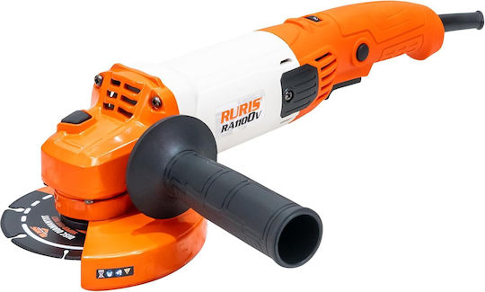 Ruris Ra1100v – Polizor Unghiular 1000 W Disc 125 Mm Viteză Variabilă 3000-11000 Rpm 230 V
