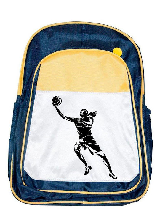 Kindergarten Schulranzen Basketball Dunkelblaue...