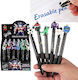 Justnote Robot Pens Ballpoint 36 Pieces