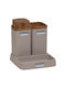 Emir Set de accesorii pentru baie Plastic Bej