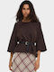 Damen Pullover mit 3/4 Ärmel Braun